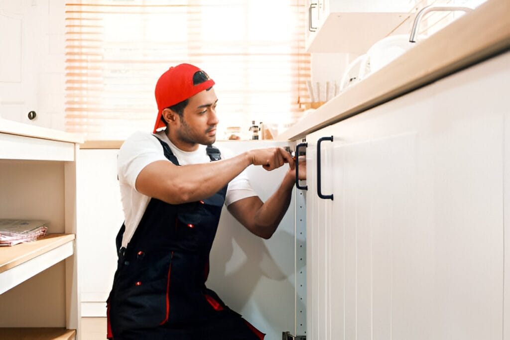 The Hidden Benefits of Hiring a Local Contractor for Your Kitchen Remodeling Project in Mississauga Local contractor working on kitchen remodeling in Mississauga